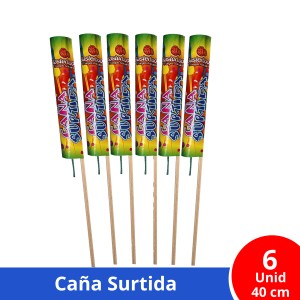 CAÑA SURTIDA 40cm x 6u